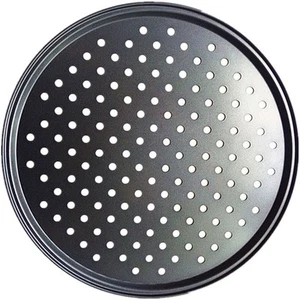 24-32CM Non-Stick Pizza Tray Round Pizza Pan with Holes Baking Oven Tray - Picture 1 of 19