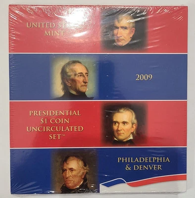 2009 UNITED STATES MINT PRESIDENTIAL $1 COIN UNCIRCULATED P,D SET - Image 1 of 2