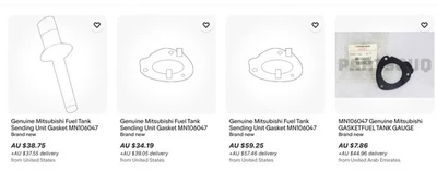 Genuine Mitsubishi Fuel Tank Sending Unit Gasket MN106047 - Image 1 of 4