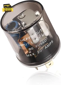 Relé Intermitente LED, 12V Resistente 2 Pin Electrónico Intermitente Luz Relé, Dos - Imagen 1 de 6