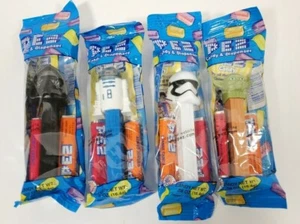 Menge (4) NEU PEZ STAR WARS Süßigkeiten & Spender R2D2 Stormtrooper Yoda Darth Vader - Bild 1 von 6