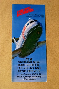 Pacific Express System Fahrplan - 01.02.1983 - Bild 1 von 2