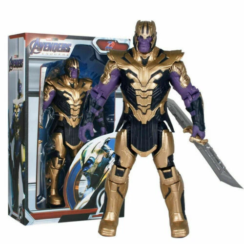 ZD Toys Thanos Avengers Endgame 7" PVC Action Figure Giocattoli Bambini Regal... - Immagine 1 di 4