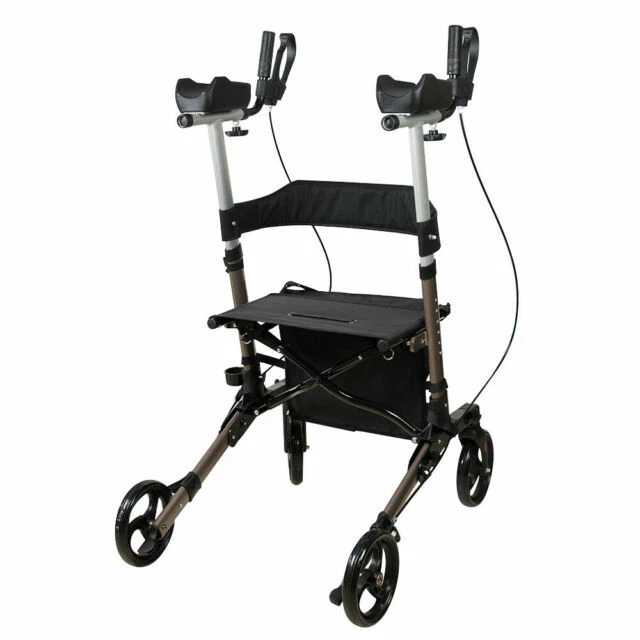 BEYOUR WALKER Upright Walker Rollator - Black