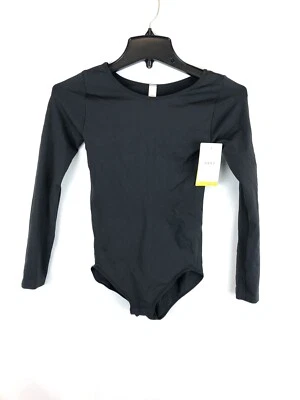 DKNY, Women’s Black Long Sleeve Bodysuit, Size Medium - Image 1 of 4
