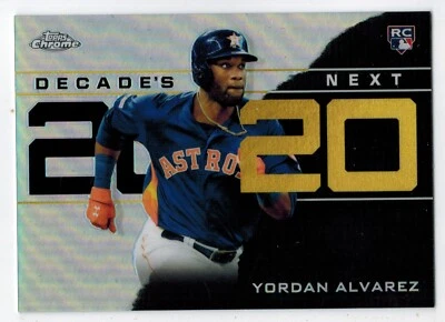 YORDAN ALVAREZ 2020 Topps Chrome Update DECADE'S NEXT Insert #DNC-4 ROOKIE CARD - Image 1 of 2