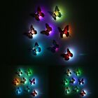 12 piece Set of 3D Butterfly Wall Sticker LED Night Light for DIY Décor