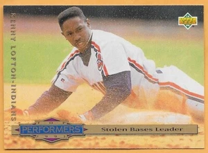 Kenny Lofton Cleveland Indians #315 - cubierta superior elección de coleccionista casi nuevo-como nuevo 1994 - Imagen 1 de 2