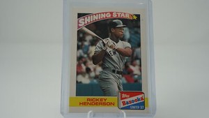 1989 Topps Bazooka #14 Rickey Henderson Excellent