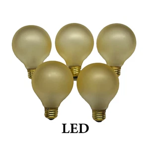 5 Stück DIMMBARE LED Leuchtmittel für 20er Jahre Art Deco Beleuchtung Wandlampen bemalt GOLD - Bild 1 von 12