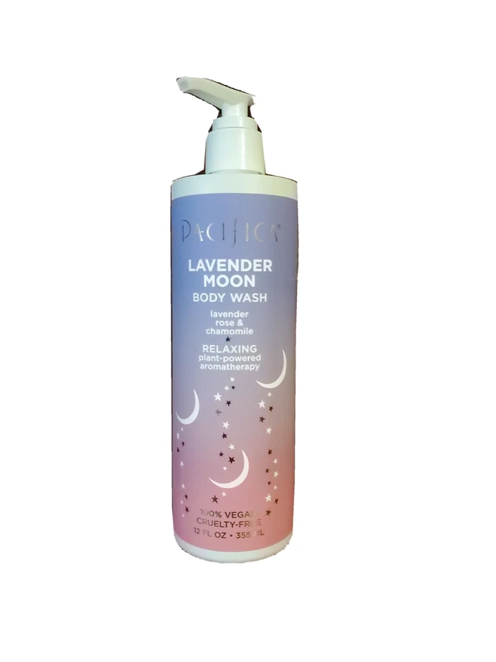 NEW Pacifica Lavender Moon Body Wash Lavender Rose Chamomile Relaxing 12 oz  - Image 1 of 4