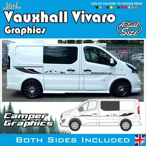 Calcomanías calcomanías SWB VAUXHALL VIVARO autocaravana cámper gráficos furgoneta SIN P&P 358 - Imagen 1 de 5
