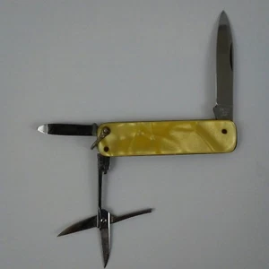 Inter Pocket Knife Italy Blade File Scissor - Picture 1 of 7