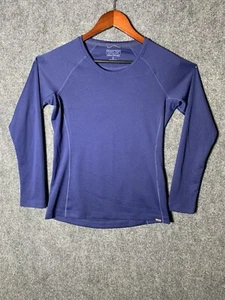 Patagonia Capilene Shirt Women’s Small Blue Midweight Long Sleeve Base Layer - Picture 1 of 19