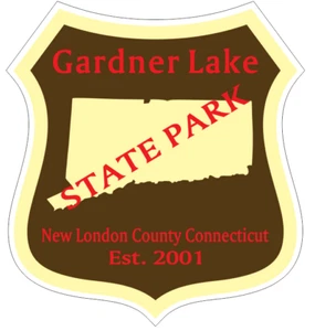 Gardner Lake Connecticut State Park Sticker R6883 YOU CHOOSE SIZE - Picture 1 of 1
