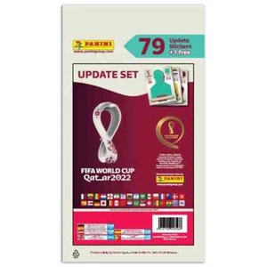 Panini World Cup 2022 Qatar - Sealed Update Set of 79 Stickers IN STOCK ! - Picture 1 of 12