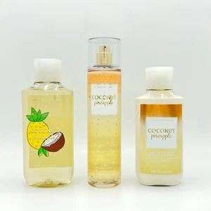 Bath and Body Works Lozione Corpo Ananas Cocco, Nebulizzatore e Gel Doccia Set 3 Pezzi - Foto 1 di 4