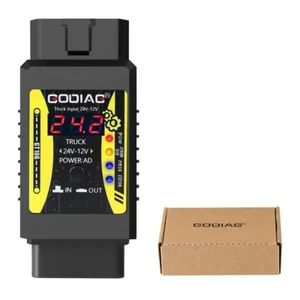 NewGODIAG GT106 24 to12V Heavy Duty Truck Adapter forTruck Converter Heavy Duty  - Picture 1 of 6