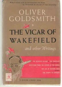 Le vicaire de Wakefield par Oliver Goldsmith - Bibliothèque moderne 291,1 1ère édition ML - Photo 1/1