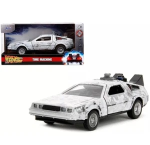 JADA 34785 1/32 BACK TO THE FUTURE 1 TIME MACHINE (FROST COVERED) NEW - Picture 1 of 1