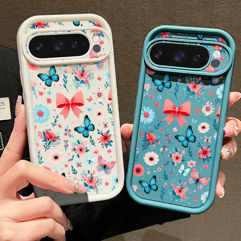 Case For Google Pixel 9 Pro XL 8 7 Pro 8A 7A Shockproof Soft Buttefly Bow Cover - Image 1 of 4
