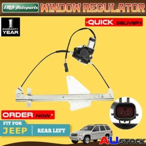 For Jeep Grand Cherokee WG WJ 2001-2004 Rear Left Window Regalator W/Motor - Picture 1 of 6