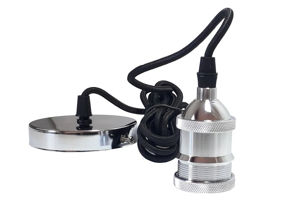 Lampadario a sospensione E27 portalampada pendente vintage industriale 2M-A - Immagine 1 di 1