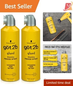 Hairspray 12 oz Pack of 2 Humidity Resistant for All Hair Types Strong Hold - Picture 1 of 8