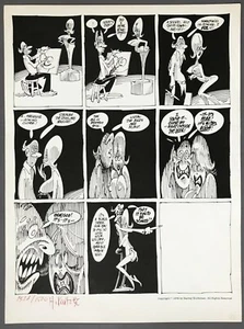 Harvey Kurtzman   SIGNED/Limited Print   1374/1500   "Scared"  1978  - Picture 1 of 4