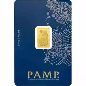 Pamp Goldbarren Fortuna 2,5 Gramm 9999 Gold im original Blister - Bild 1 von 9
