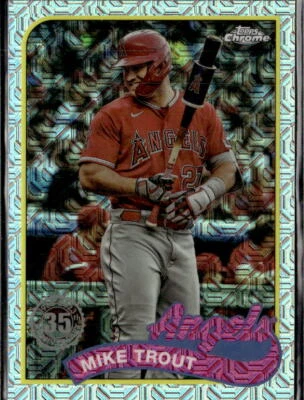 2024 Topps Series 1 Silver Pack Mike Trout Los Angeles Angels #T89C-17 - Image 1 of 2