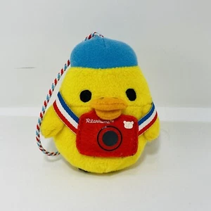 Rilakkuma Photographe Hangtag Jaune Oiseau Poussin Peluche Porte-clés Corde Sangle Cordon - Photo 1 sur 12