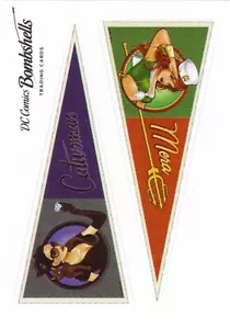 Cryptozoic DC Comics Bombshells Wimpel Aufkleber #K3 Catwoman & Mera - Bild 1 von 1