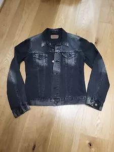 Levis Levi Strauss Jeansjacke Damen Gr. L Vintage dunkelgrau - TOP! - Bild 1 von 9