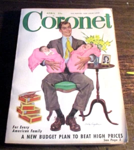 GAMBLERS ANONYMOUS Artikel, Coronet, April 1948, Michael Evans, Seite 35 - Bild 1 von 7