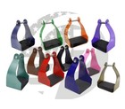 ALUMINUM  WESTERN HORSE ENDURANCE RIDING TRAIL STIRRUPS 2.25 Inch NECK ES