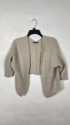 Brandy Melville Womens Cardigan Shawl Open Front Sweater Beige Size OS. - Image 1 of 4