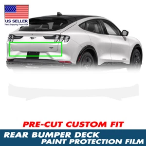 PreCut Rear Bumper Deck Paint Protection Film For 2021-25 Ford Mustang Mach E GT - Picture 1 of 6
