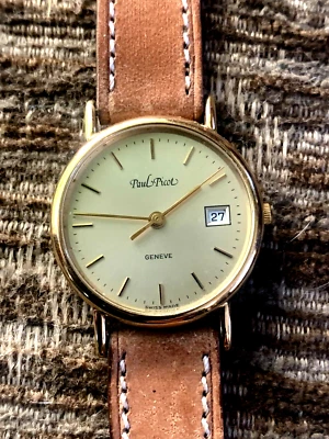 PAUL PICOT QUARTZ GOLD PL WOMENS WATCH - Image 1 of 4