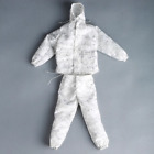 1/6 Soldatenkleidung Schnee Tarnung Uniform Mantel & Hose Modell für 12 Zoll Figur