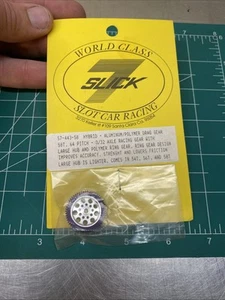 SLICK 7 SLOT CAR DRAG GEAR 58T 3/32 AXLE NOS 1/24 1/32 - Picture 1 of 3