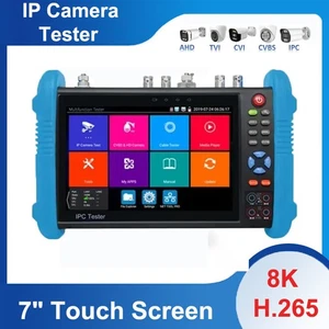 Probador de cámara IP CCTV 8K VGA HDMI 8MP TVI CVI AHD Probador Monitor de 7 pulgadas IPC-9800 - Imagen 1 de 11