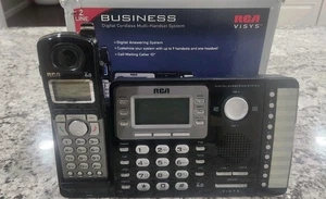 RCA VISYS 25252 DIGITALES SCHNURLOSES MULTI-HAND-SYSTEMTELEFON 2-LEITUNGEN BUSINESS - Bild 1 von 1