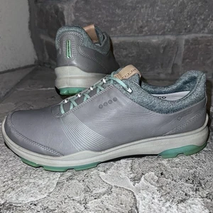 Ecco Hybrid 3 Gore-Tex GTX Gray Yak Leather Spikeless Golf Shoes 9 Women - Picture 1 of 11