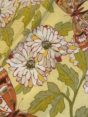 Funda nórdica vintage Pottery Barn Butterfly Garden - estampado floral y mariposa  Foto 1 de 4