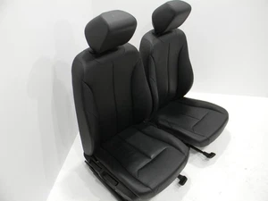 BMW F20 F30 F31 F34 Vordersitze Sportsitze Sitze Leder RHD Seats DAKOTA SCHWARZ - Bild 1 von 16