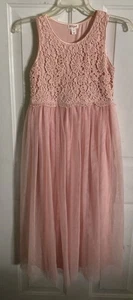 Cat & Jack klassisches Mädchen rosa großes ärmelloses Kleid kostenloser Versand - Bild 1 von 4