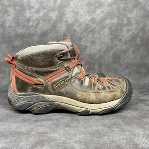 KEEN Targhee II Hiking Boots Women's 9.5 Brown Leather Ankle Waterproof 1012248 - Picture 1 of 17