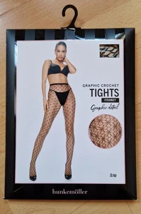 Hunkemöller Graphic Crochet Tights Fishnet Strumpfhose Gr. S/M- Neu EUR 17,99 - Bild 1 von 3