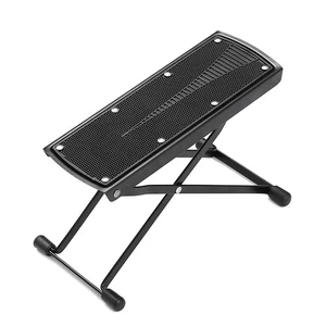 1x(Poggiapiedi per Chitarra, Pedale, Supporto in Gomma Antiscivolo in Metallo, Regolabile1385 - Foto 1 di 8